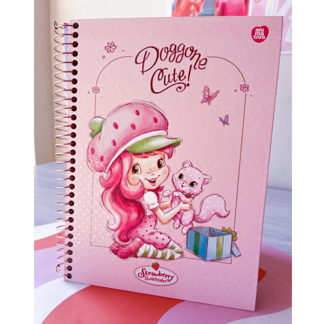 Caderno Colegial espiral Moranguinho 10M