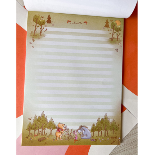 Bloco Papel de carta Pooh | Tilibra