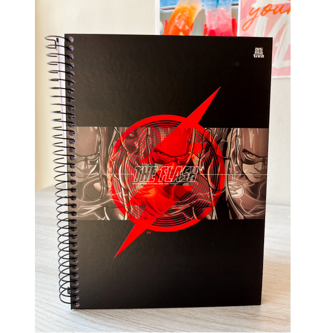 Caderno Universitário 1 matéria The Flash | Animativa