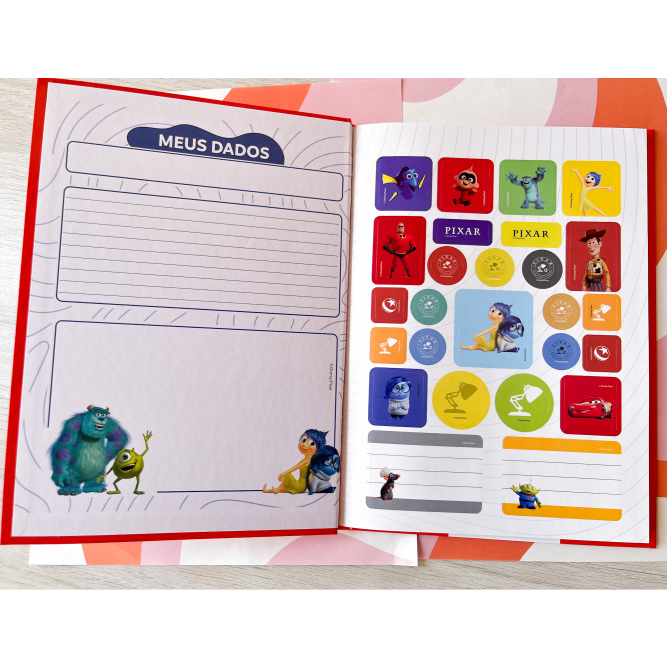 Caderno Brochura Pixar | Animativa