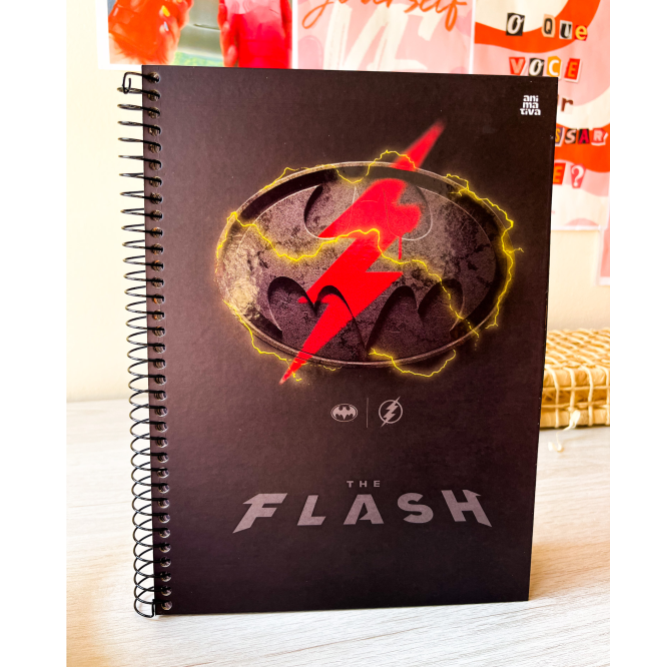 Caderno Universitário 1 matéria The Flash | Animativa