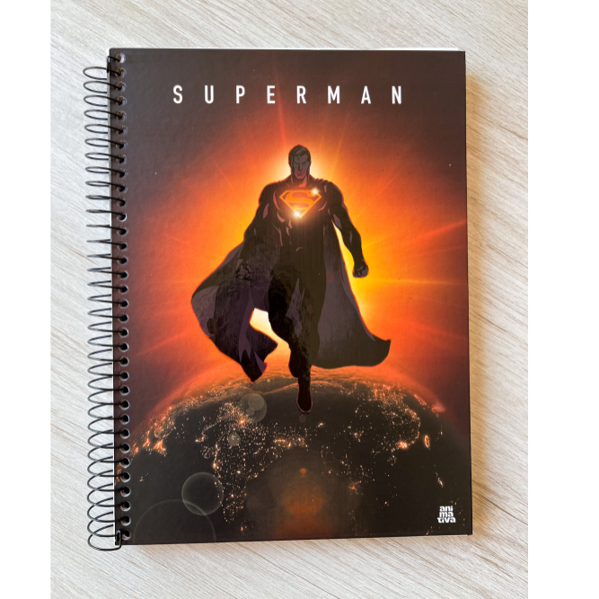 Caderno Universitário 10 Matérias Superman | Animativa
