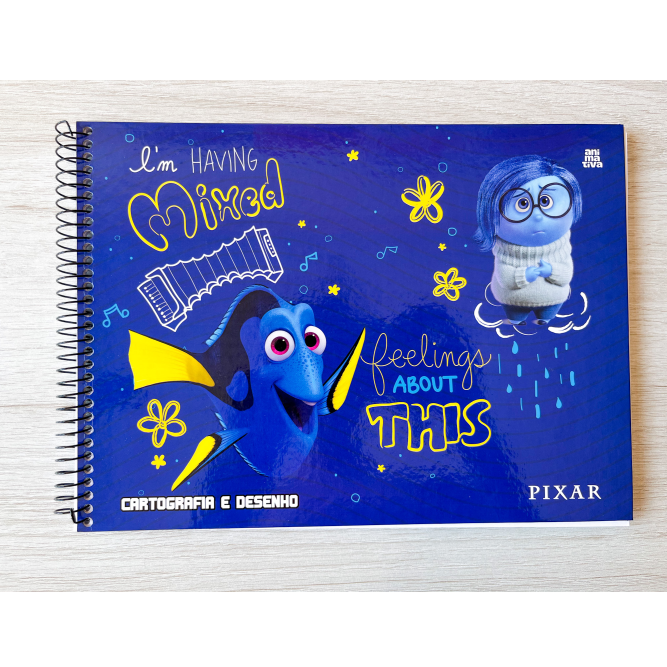 Caderno Cartografia e Desenho Pixar | Animativa