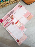 Kit planner Preguiça | Blocos Destacáveis