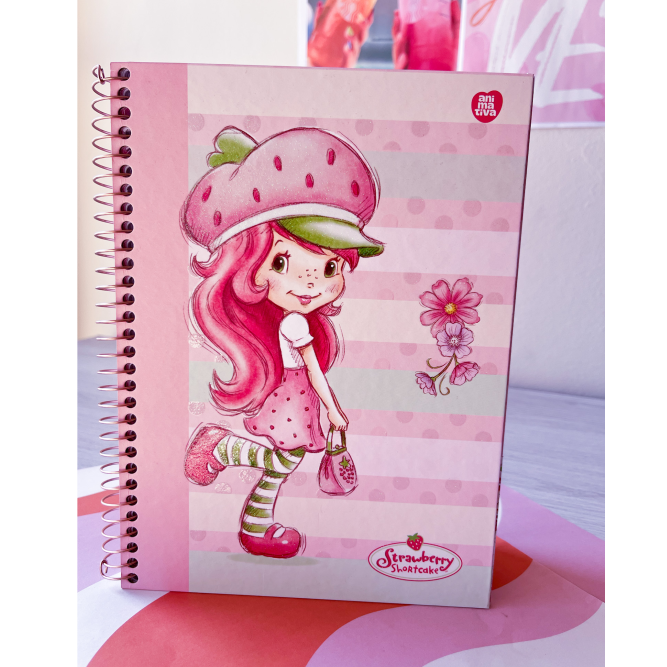 Caderno Colegial espiral Moranguinho 10M