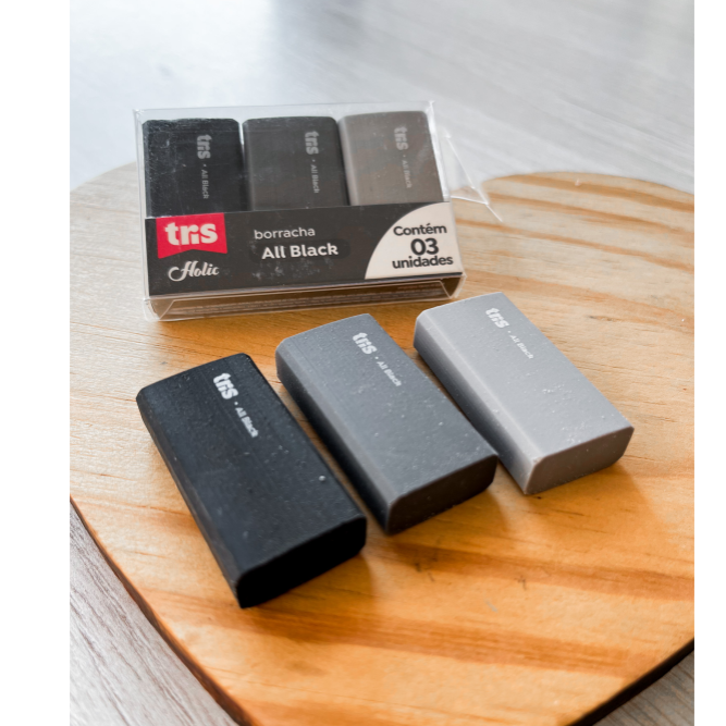 Conjunto Borracha Holic All Black | Tris