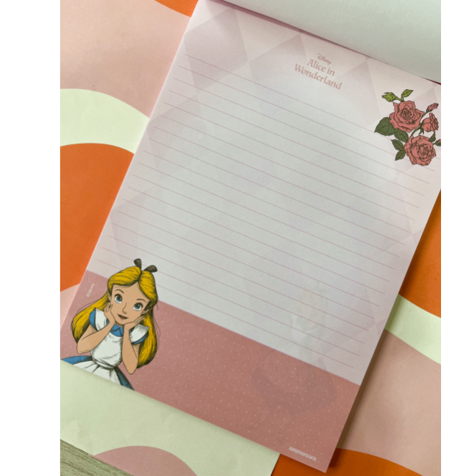 Bloco Papel De Carta Alice | Animativa