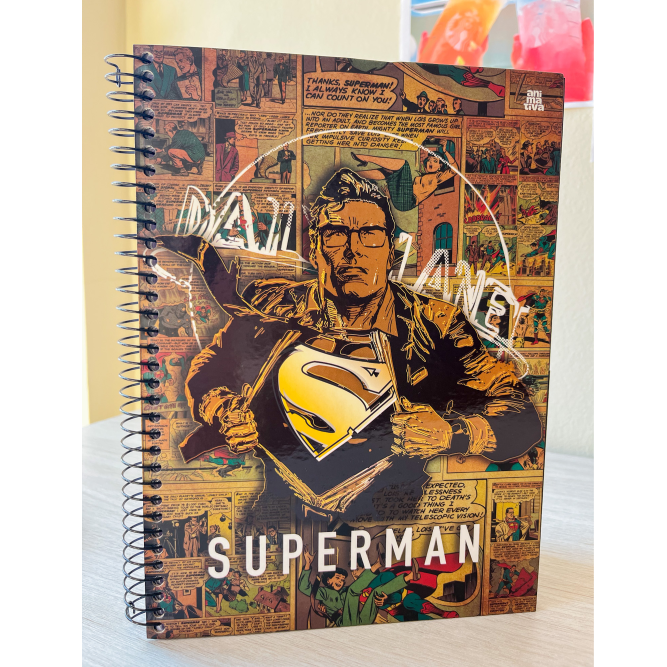 Caderno Universitário 10 Matérias Superman | Animativa