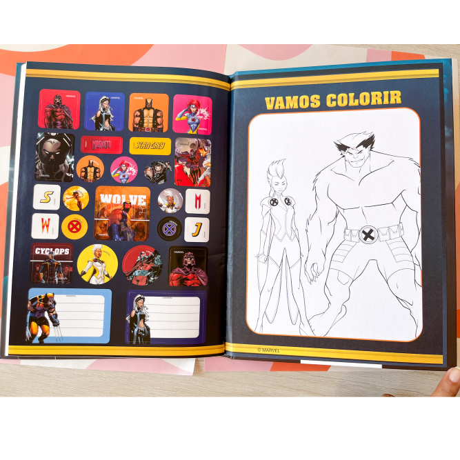 Caderno Brochura X-Men | Animativa
