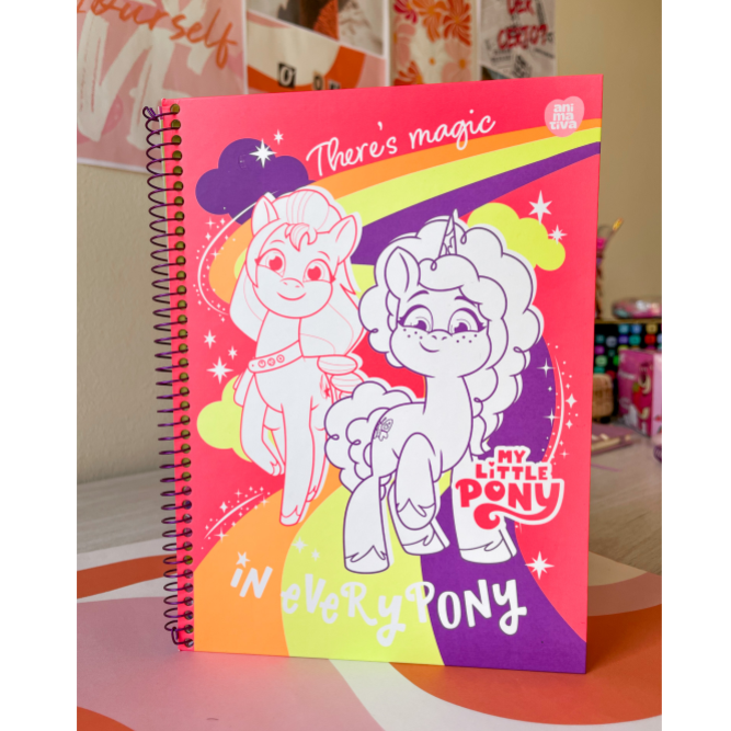 Caderno Colegial My Little Pony | Animativa