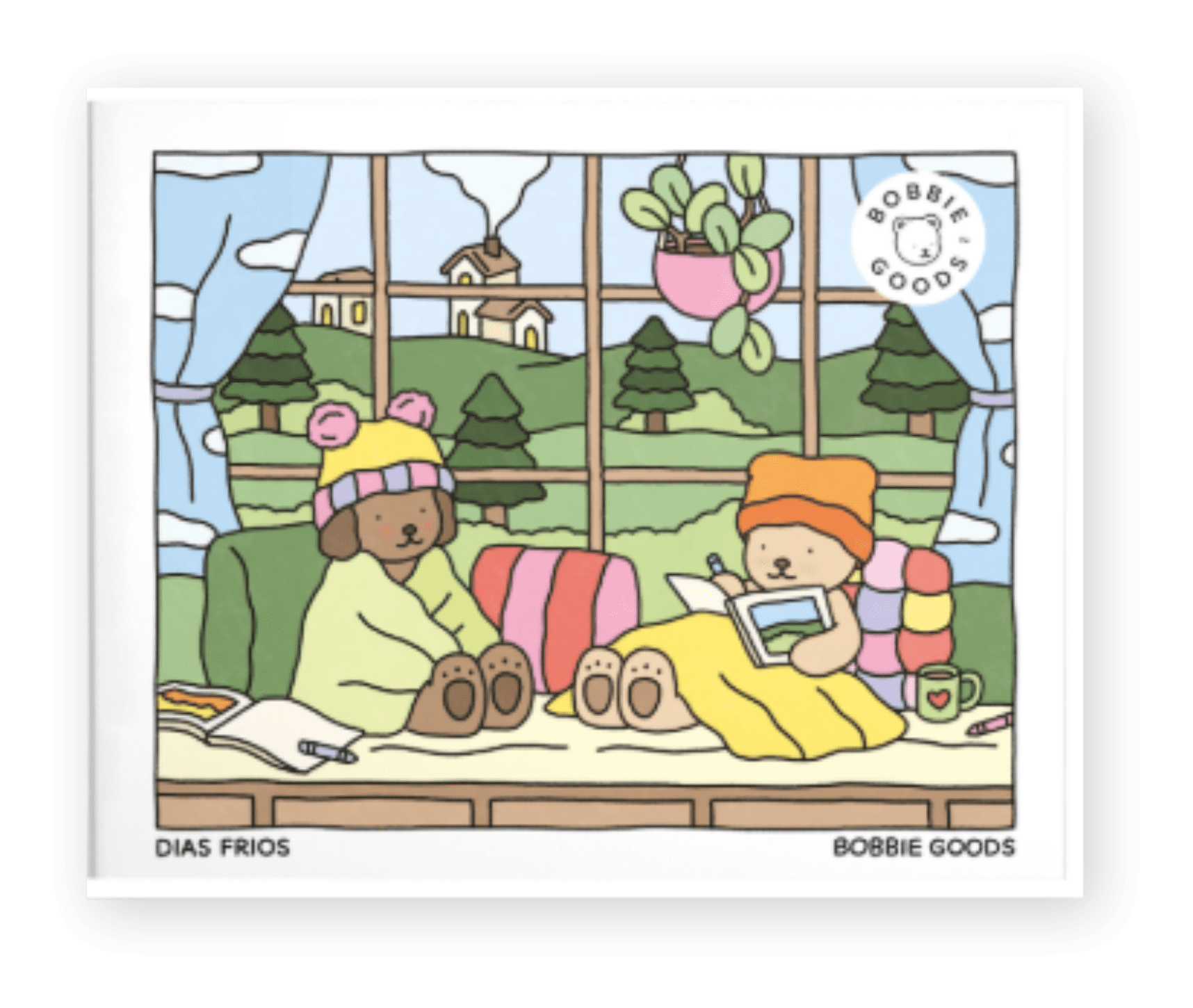 Livro de Colorir Bobbie Goods Dias Frios | Harper Collins Brasil