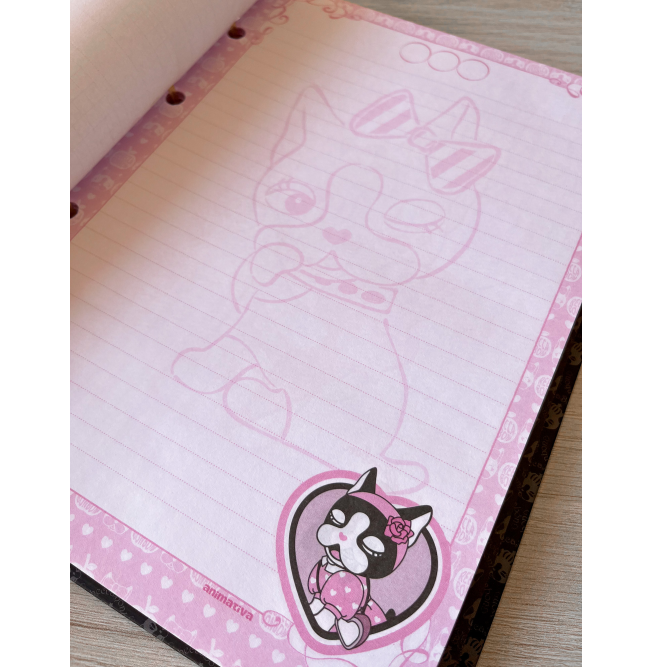 Caderno argolado (fichário) Rebecca Bonbon | Animativa