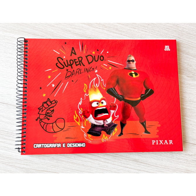 Caderno Cartografia e Desenho Pixar | Animativa