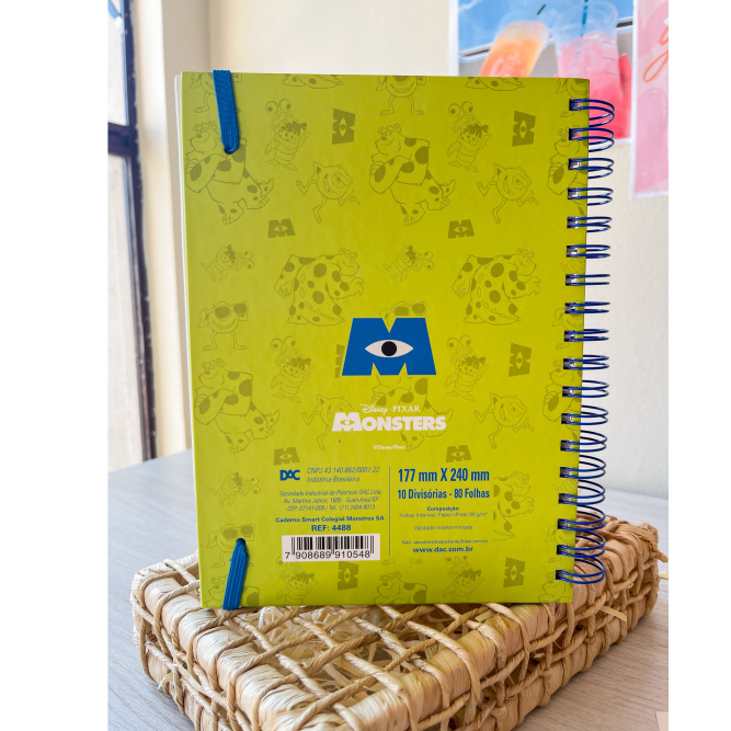 Caderno Colegial Smart Monstros s.a | DAC