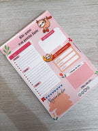 Kit planner Preguiça | Blocos Destacáveis
