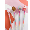 Caneta gel multicolor
